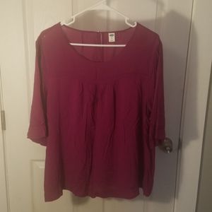 Old Navy Purple Top